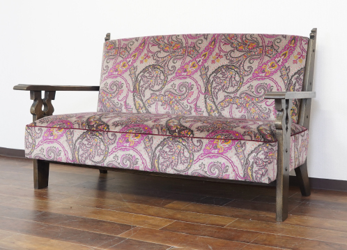 DHK148 神戸洋家具 永田良介商店 チロル型 応接セット 3人掛けソファ DHK148 神戸洋家具 永田良介商店 チロル型 応接セット 3人掛けソファ