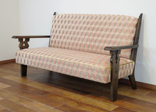 DHK148 神戸洋家具 永田良介商店 チロル型 応接セット 3人掛けソファ DHK148 神戸洋家具 永田良介商店 チロル型 応接セット 3人掛けソファ